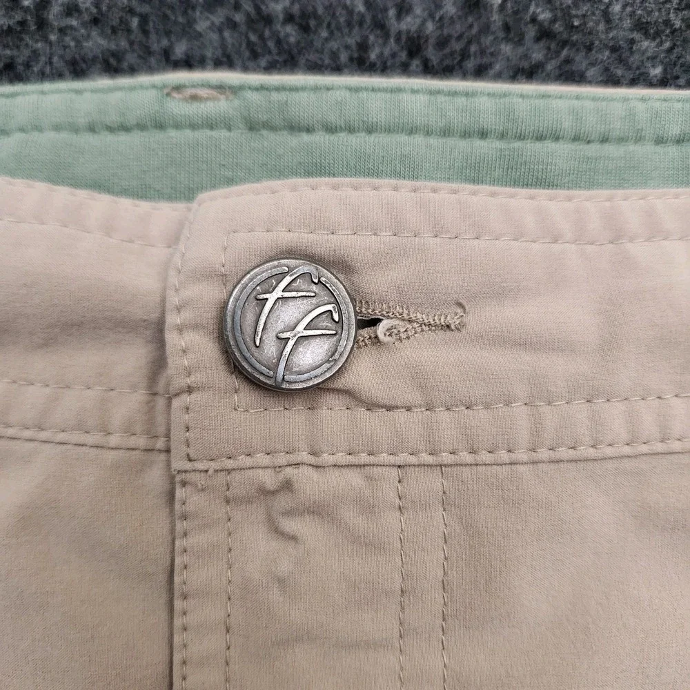 Free Fly Mens Sz 40 Hybrid Shorts Khaki Solid Stretch Quick Dry Outdoor Comfort